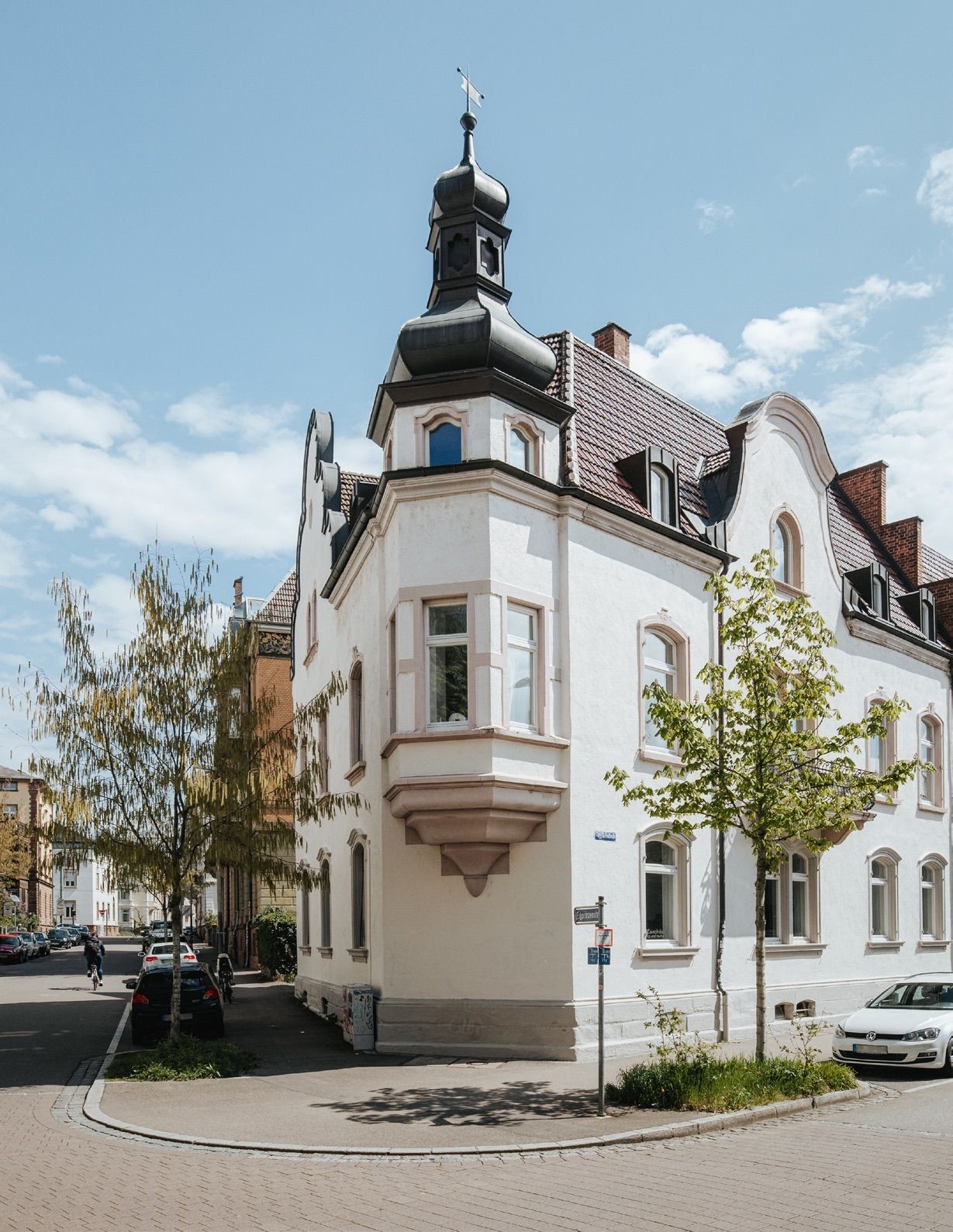 Gründerzeit-Eckhaus in der Freiburger Wiehre