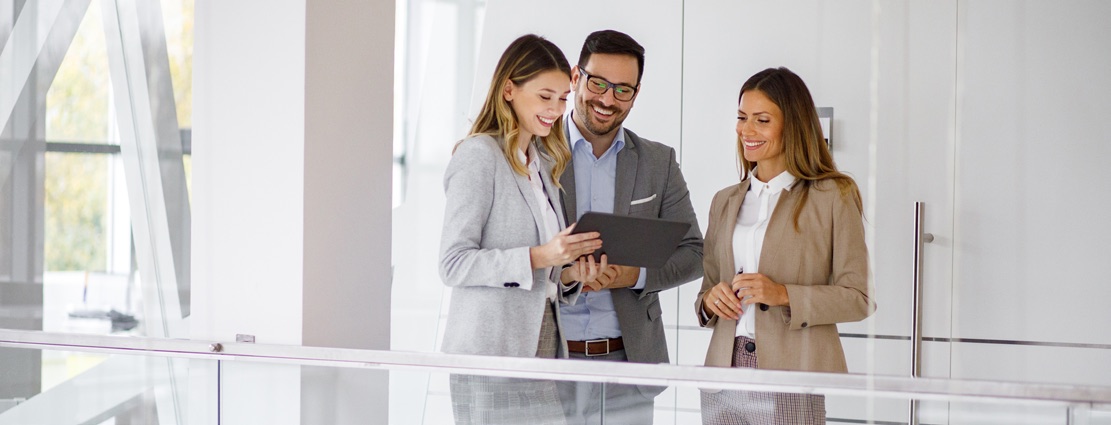 Team-Besprechung bei VAN TOL Immobilien